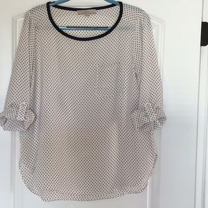 Polka dot blouse